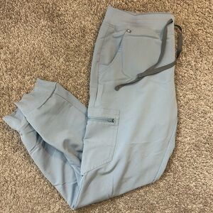 Figs Jogger Scrub - space grey; size M